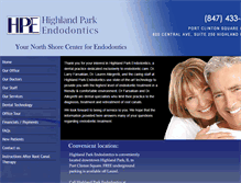 Tablet Screenshot of highlandparkendo.com